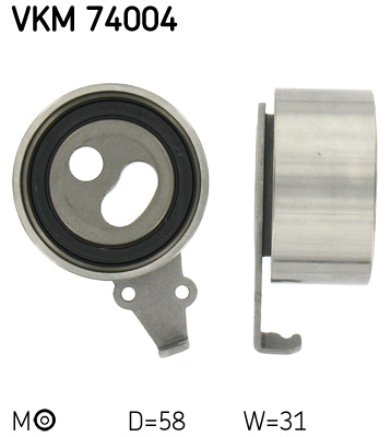 SKF VKM 74004 Feszítőgőrgő fogasszíj-vezérműszíjhoz